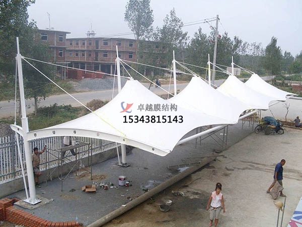 柏鄉(xiāng)膜結(jié)構(gòu)停車棚【充電站雨棚】設計安裝
