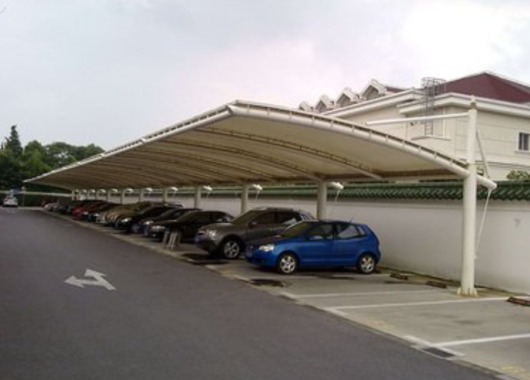 膜結(jié)構(gòu)車棚是否是精品？看清楚了，再掏錢購買哦。